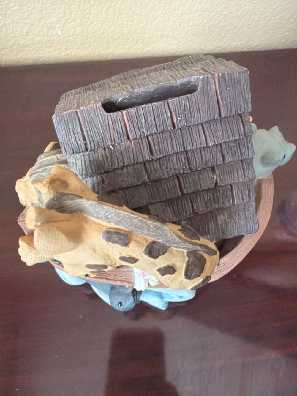 Vintage 1993 Figi Graphics Noah's Ark Resin Piggy Bank Nursery Decor - Picture 6 of 15